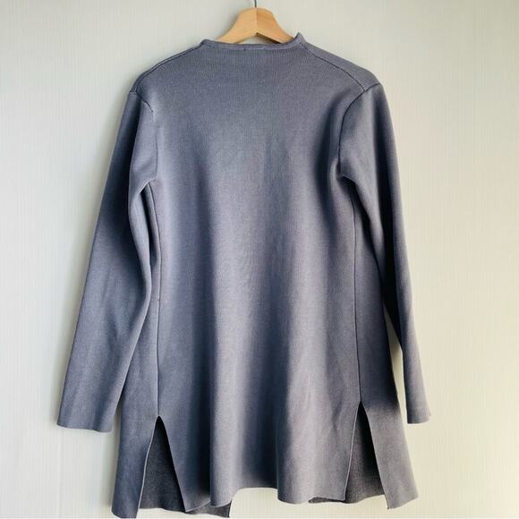 Athleisure by Sioni blue cardigan sweater size small - Picture 9 of 9